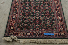 Load image into Gallery viewer, Persian Style Green Floral Runner Rug 31 x 170 Inch Long Hallway Rug