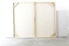 Load image into Gallery viewer, Metallic Green and Gold Face on Canvas