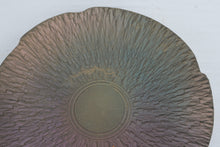 Load image into Gallery viewer, Jim Kemp Signed Studio Pottery Textured Wall Plate Purple Black Ceramic Charger 10 Inch