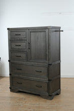 Load image into Gallery viewer, Vickery Creek Weathered Grey Cabinet Door Chest of Drawers