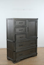 Load image into Gallery viewer, Vickery Creek Weathered Grey Cabinet Door Chest of Drawers