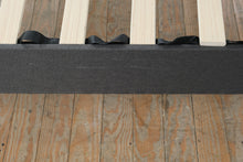 Load image into Gallery viewer, Queen Size Dark Grey Upholstered Platform Bed Frame with Headboard