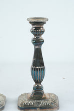 Load image into Gallery viewer, Vintage Gumps Sterling Silver Candlesticks Pair Weighted 10 Inch