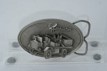 Load image into Gallery viewer, 1982 Halliburton Services Commemorative Belt Buckle – 1916 FWD Truck Mounted Pumper by General Graphics