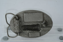 Load image into Gallery viewer, 1982 Halliburton Services Commemorative Belt Buckle – 1916 FWD Truck Mounted Pumper by General Graphics