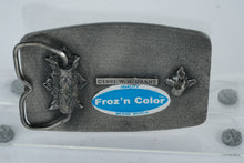Load image into Gallery viewer, 1981 Halliburton Services Marine Belt Buckle – W.H. Grant “Froz’n Color” Pewter Enamel
