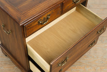 Load image into Gallery viewer, Vintage Hammary Solid Oak Three Drawer Side Table Nightstand