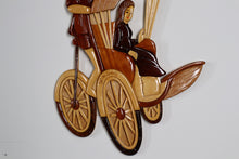 Load image into Gallery viewer, Carved Rickshaw Ride - Hanging Wall Art