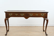 Load image into Gallery viewer, Harden Solid Cherry Queen Anne Console Table with Drawers and Pull Out Slides