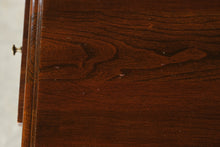 Load image into Gallery viewer, Vintage Harden Cherry Four Drawer Nightstand with Pull Out Slides