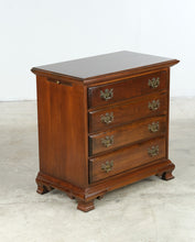 Load image into Gallery viewer, Vintage Harden Cherry Four Drawer Nightstand with Pull Out Slides
