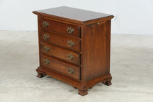 Load image into Gallery viewer, Vintage Harden Cherry Four Drawer Nightstand with Pull Out Slides