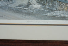 Load image into Gallery viewer, Harpers Ferry West Virginia Framed Art Print by Joanne R Happ Historic Town Scene