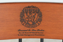 Load image into Gallery viewer, Harvard University Windsor Rocking Chair with Service Presentation Crest