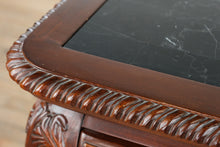 Load image into Gallery viewer, Grande Forme Élégante Serving Cabinet by Havertys – Stone Top, Acanthus Carving, Multi-Use Storage