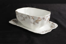 Load image into Gallery viewer, Haviland Gravy Boat Blue/tan Floral