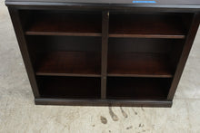 Load image into Gallery viewer, Hayneedle Dark Espresso Wood Adjustable Bookcase with Six Open Shelves