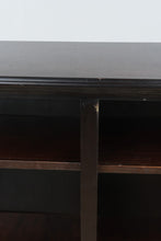 Load image into Gallery viewer, Hayneedle Dark Espresso Wood Adjustable Bookcase with Six Open Shelves