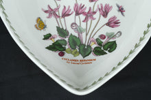 Load image into Gallery viewer, Portmeirion Botanic Garden Heart Dish Ivy Leaved Cyclamen 8.5 Inch Susan Williams Ellis