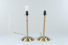 Load image into Gallery viewer, Heath and Hand with Magnolia Brass Table Lamps Pair 17 Inch Modern Traditional