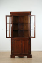 Load image into Gallery viewer, Heirloom Mahogany Corner Cabinet by Craftique
