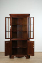 Load image into Gallery viewer, Heirloom Mahogany Corner Cabinet by Craftique