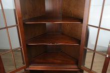 Load image into Gallery viewer, Heirloom Mahogany Corner Cabinet by Craftique