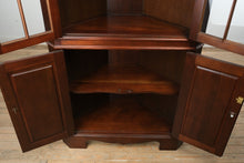 Load image into Gallery viewer, Heirloom Mahogany Corner Cabinet by Craftique