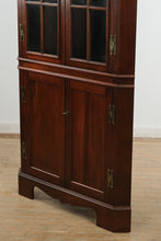 Load image into Gallery viewer, Heirloom Mahogany Corner Cabinet by Craftique