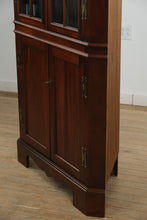 Load image into Gallery viewer, Heirloom Mahogany Corner Cabinet by Craftique