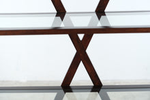 Load image into Gallery viewer, Hekman Metropolis Mahogany and Glass Etagere Bookcase