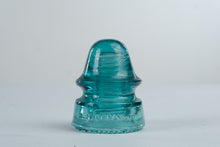 Load image into Gallery viewer, Antique Hemingray 19 Aqua Glass Telephone Insulator Made in USA