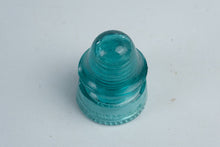 Load image into Gallery viewer, Antique Hemingray 19 Aqua Glass Telephone Insulator Made in USA