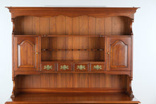 Load image into Gallery viewer, Henkel Harris Solid Black Cherry Buffet with Upper Hutch