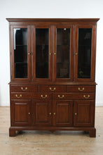 Load image into Gallery viewer, Henkel Harris Wild Black Cherry Breakfront China Cabinet Dated 1994