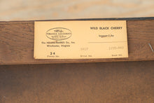 Load image into Gallery viewer, Henkel Harris Solid Wild Black Cherry Nightstand with Brass Hardware