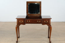 Load image into Gallery viewer, Henkel Harris Flip-Top Vanity in Mahogany – Queen Anne Style