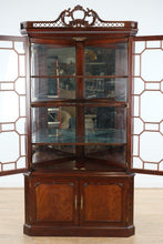 Load image into Gallery viewer, Henkel Harris Mahogany Georgian Corner Cabinet – Style 1192
