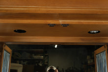 Load image into Gallery viewer, Henredon Monumental Aegean Crystal Curio China Hutch Cabinet