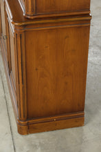 Load image into Gallery viewer, Henredon Lighted Display Cabinet with Wire Mesh Doors and Storage - Online Only