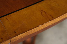 Load image into Gallery viewer, Henredon Regency Burl Wood Double Pedestal Dining Set with 6 Chairs and Two Leaves