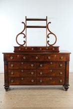 Load image into Gallery viewer, Henredon Historic Natchez Flame Mahogany Dresser with Mirror and Dressing Chest