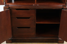 Load image into Gallery viewer, Henredon Natchez Collection Flame Mahogany Entertainment Armoire Cabinet