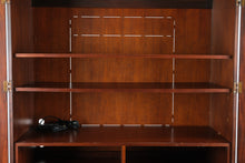 Load image into Gallery viewer, Henredon Natchez Collection Flame Mahogany Entertainment Armoire Cabinet