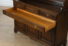 Load image into Gallery viewer, Rare Antique L. Hitchcock Two-Piece Hutch & Sideboard with Glass Display Cabinet