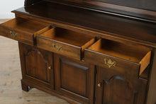 Load image into Gallery viewer, Rare Antique L. Hitchcock Two-Piece Hutch & Sideboard with Glass Display Cabinet
