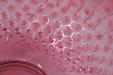 Load image into Gallery viewer, Fenton Pink Opalescent Hobnail Ruffled Bowl 10 5 Inch Art Glass