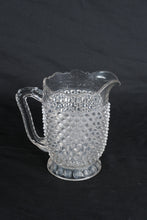 Load image into Gallery viewer, Vintage Anchor Hocking Hobnail Clear Glass Ice Lip Water Pitcher Depression Glass