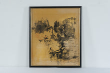 Load image into Gallery viewer, Hoi Lebadang Canoeist Original Signed Lithograph 9 of 375 Vintage