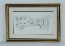 Load image into Gallery viewer, Verickson Signed Architectural House Pencil Drawing